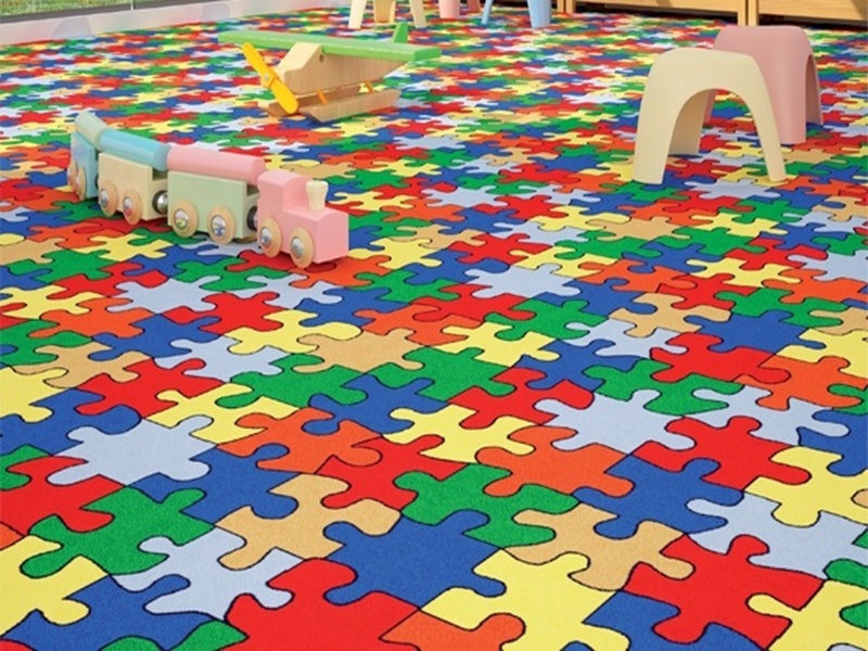 Çocuk Odası Puzzle Desen Mineflo PVC - Ev Döşeme Mineflo PVC - Ankara - AnkaraZemin